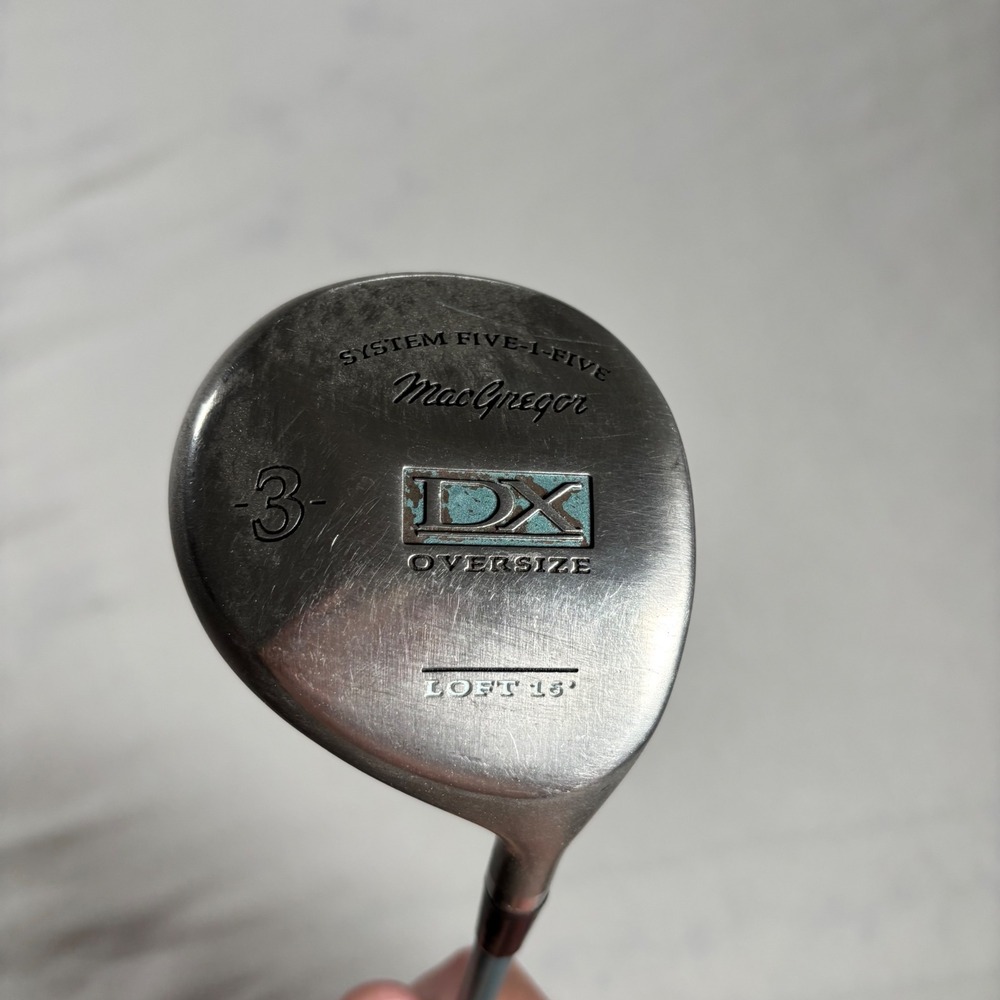 MacGregor DX Oversize Golf Club Women Petite‎ Teal Good 3-Wood 15 Degree Loft